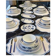 Onedekor 6 Kişilik 27 Parça Porselen Mirella Yemek Takımı