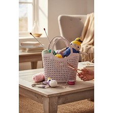 Milenay Silikon Esnek Çok Amaçlı Sepet , Çanta Organizer, 20 x 20 cm Ergonomik Tasarımlı Kullanım