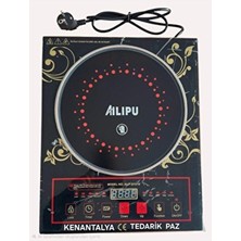 Alibu Elektrikli Lazer Ocak Tüm Tencerelere Uyumlu Cam Yüzeyli Güçlü ve Şık Tasarım