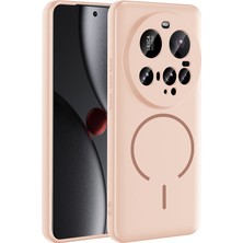 Kılıfolog 15 Ultra Kılıf M-Safe Şarj Özellikli Zore Meta Kapak - Rose Pembe