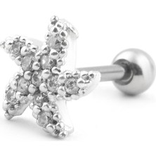 NB Steelora Çelik Tragus Silver
