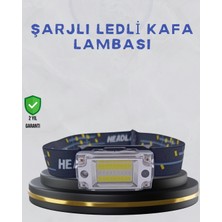 Kompakt LED Kafs Feneri USB Şarjlı Manyetik 2 Işık Modlu 215 Lümen CHN-T775