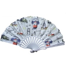 Plastik Kumaş Yelpaze 12'li Istanbul CHN-T775