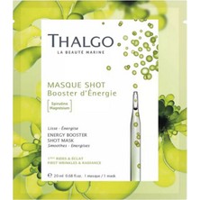 Thalgo Spiruline Boost Anti-Fatigue Marine Shot Mask, Canlandırıcı ve Nemlendirici Yüz Maskesi