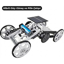 Craftivio Güneş Enerjili ve Pilli Tırmanan Araba Robot Kiti - Kendin Yap (Diy) Eğitici Bilim Deney Seti