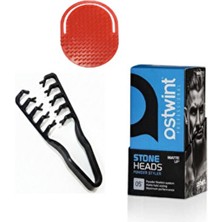 Ostwint Saç Şekillendirici Pudra Mavi 20 gr ve Mucizevi Dalga Tarağı Özel Yıkama Tarağı