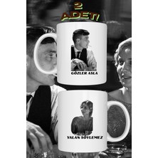 Dragon Store 2'li Thomas Shelby ve Greta Jurossi Baskılı Kupa Bardak ( Gözler Asla Yalan Söylemez)