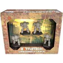 Catalyst Game Labs Battletech Urbanmech Lance Pack - 2+ Oyuncu Için Minyatür Savaş Oyunu, 14 Yaş ve Üzeri 1,5 Saat+Oyun Süresi - 'tan Klasik Mech Warfare Koleksiyonu, Gri