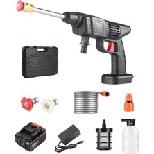 Just Cheap Store 48V Şarjlı Çift Bataryalı Taşınabilir Basınçlı Oto Yıkama Bahçe Sulama Sı
