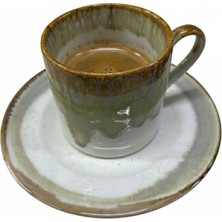 altabi El Yapımı Porselen Neskafe & Çay Fincanı Takımı | 6 Kişilik | Özel Tasarım