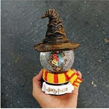 By Rk Tasarım Harry Potter Hogwarts Işıklı Müzikli Büyük Kar Küresi