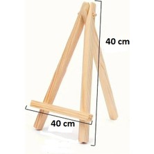 Masaüstü Şövale, Ahşap, Mini Şövale, Üç Ayaklı, Resim Şövalesi, Ressam Sehpası