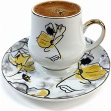 altabi Porselen Kahve Takımı 6 Kişilik | Özel Tasarım | 90 ml