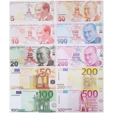 Pop Konsol 100 Adet Karışık Geçersiz Para Parti Şaka Düğün Film Dizi Parası PP194601