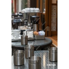 Mutsan 2'li Kokusuz Kapaklı Küllük | 304 Kalite Paslanmaz Çelik | Araç Bardaklık Uyumlu