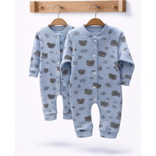 Can Baby Organik Pamuk 2'li Bebek Tulum Seti 0-3 / 3-6 Ay