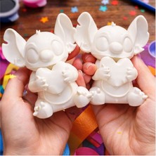 Ladybugs Toys Sevgiliye Özel Ikili Biblo Boyama Seti | 4 Renk Boya + Fırça