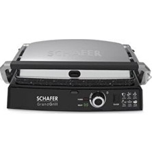 Marka Schafer Grand Grill Tost ve Izgara Makinesii-Inox