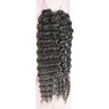 SHC4200 Nice Bulk Afro Su Dalgası Saç / Siyah / Gri Ombreli