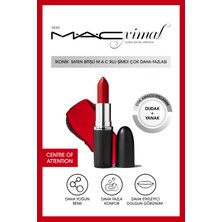 M.A.C Özel Formülü Ile Dudaklarda Hafif Etki Sunan Saten Ruj-Centre Of Attentıon KEYNEW82