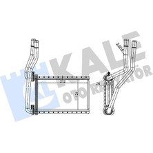 Kale 352140 - Kalorifer Radyatörü Suzukı Sx4 1.6l M16A RW415 05- 1.6l D16AA AKK416D 14- / Swıft 1.3l 1.5l M13A M 15A RS413 RS415 Macar 05- 1.2l K12B AZG412 12- / Fıat Sedıcı 06- - Aleminyum