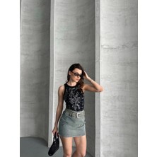 SHC4200 Varaklı Bluz