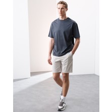 Marks & Spencer Pamuk Karışımlı Regular Fit Lightweight Chino Şort