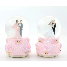 Just Cheap Store Işıklı Müzikli Kar Küresi 13 cm ALK1787
