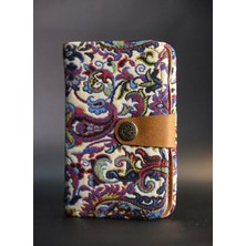 Pujiva Kilim Desenli Terme, Etnik Desenli, Şeffaf, Zarif ve Dayanıklı, Cüzdan, Kartlık