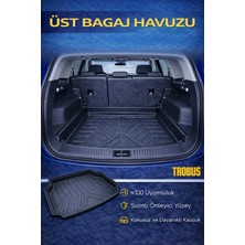 Trobus Volkswagen Tiguan (2016-2023) Üst Bagaj Havuzu (Düz Zemin)