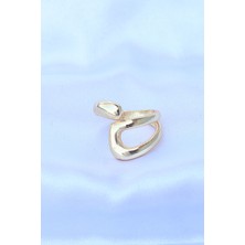 Pirinç Gold Renk Ayarlanabilir Yüzük EB-53-VICE/(1395) 2806