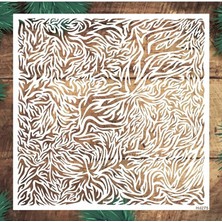 St HD275 Damask Desen 40*40 Stencil