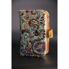 Pujiva Kilim Desenli Terme, Etnik Desenli, Şeffaf, Zarif ve Dayanıklı, Cüzdan, Kartlık