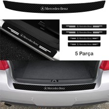 Mercedes Gla Bağaj ve Kapı Eşiği Karbon Sticker (Set)