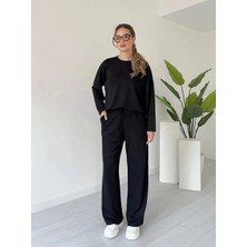 SHC4200 Kollu Modal Takım Siyah