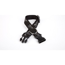 SHC4200 Köpek Desenli Dokuma Köpek Boyun Tasması 3 cm x 36-60 cm