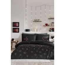 SHC4200 Özdilek Çift Kişilik Ranforce Nevresim Takımı Gleam Love