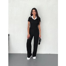 SHC4200 Ottoman Kumaş Beyaz Gömlek Yaka Takım S4142