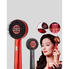 Moresun Buğz Elektrikli Titreşim Masaj Tarak Kırmızı Işık Terapi