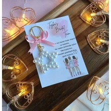 Umut Hediyecilik Yıldız Anahtarlık, Bride Hediyelik, Bekarlığa Veda 12 Adet