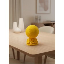 Moresun Buğz Sarı Fıfa Topu Dekoratif Biblo 10CM Modern Masa Üstü Aksesuar