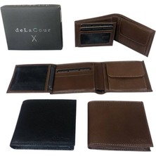 Delacour x Model 352 Erkek Deri Cüzdan - Premium Kalite | Türk Malı