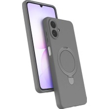 Buğz Samsung Galaxy A07 4g Regal Magsafe Standlı Kapak - Titan Gri