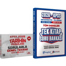 CBA Akademi 2026 Kpss Tarihin Pusulası Sorularla Genel Tekrar - Ortaöğretim Ön Lisans Tek Kitap Soru