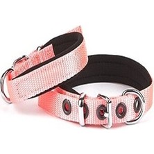 SHC4200 Softlu Köpek Boyun Tasması 1,5 cm x 35 cm Pembe