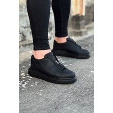 SHC4200 Kömür Cilt Erkek Ayakkabı