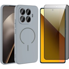 Vendas Xiaomi 15T Pro Kılıf M-Safe Şarj Özellikli Zore Meta Kapak + Hayalet Ekran Koruyucu