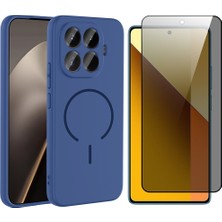 Vendas Xiaomi 15T Pro Kılıf M-Safe Şarj Özellikli Zore Meta Kapak + Hayalet Ekran Koruyucu