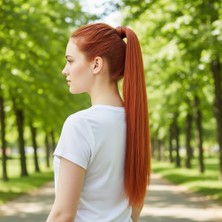 SHC4200 Bağlamalı Düz At Kuyruğu / Bakır