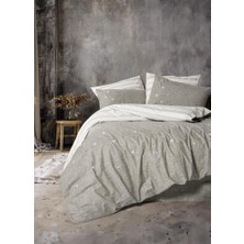 SHC4200 Klein Nakışlı Çift Kişilik Nevresim Takımı Moke Kahve